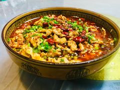 水煮肉片-洪霞餐馆