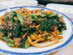 招牌湿炒牛河-大志牛肉火锅(天健花园店)