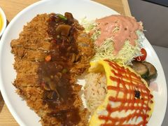 炸猪排蛋包饭-米笑情(韩乐坊店)