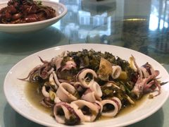 酸菜炒鱿鱼-温岭人家(红花北路店)