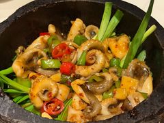 京葱爆八爪鱼-院子餐厅·大锅菜·老杭帮(桥西直街店)