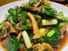 青蒜炒牛杂-丁记盐蘸牛肉·新杭菜(河东路店)