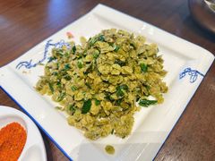 清炒榆钱-靖远尕六美味羊羔肉