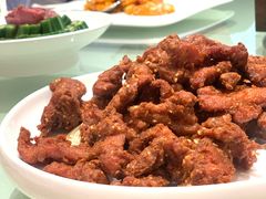 琥珀牛肉-将相和·海鲜蒸饺大连菜