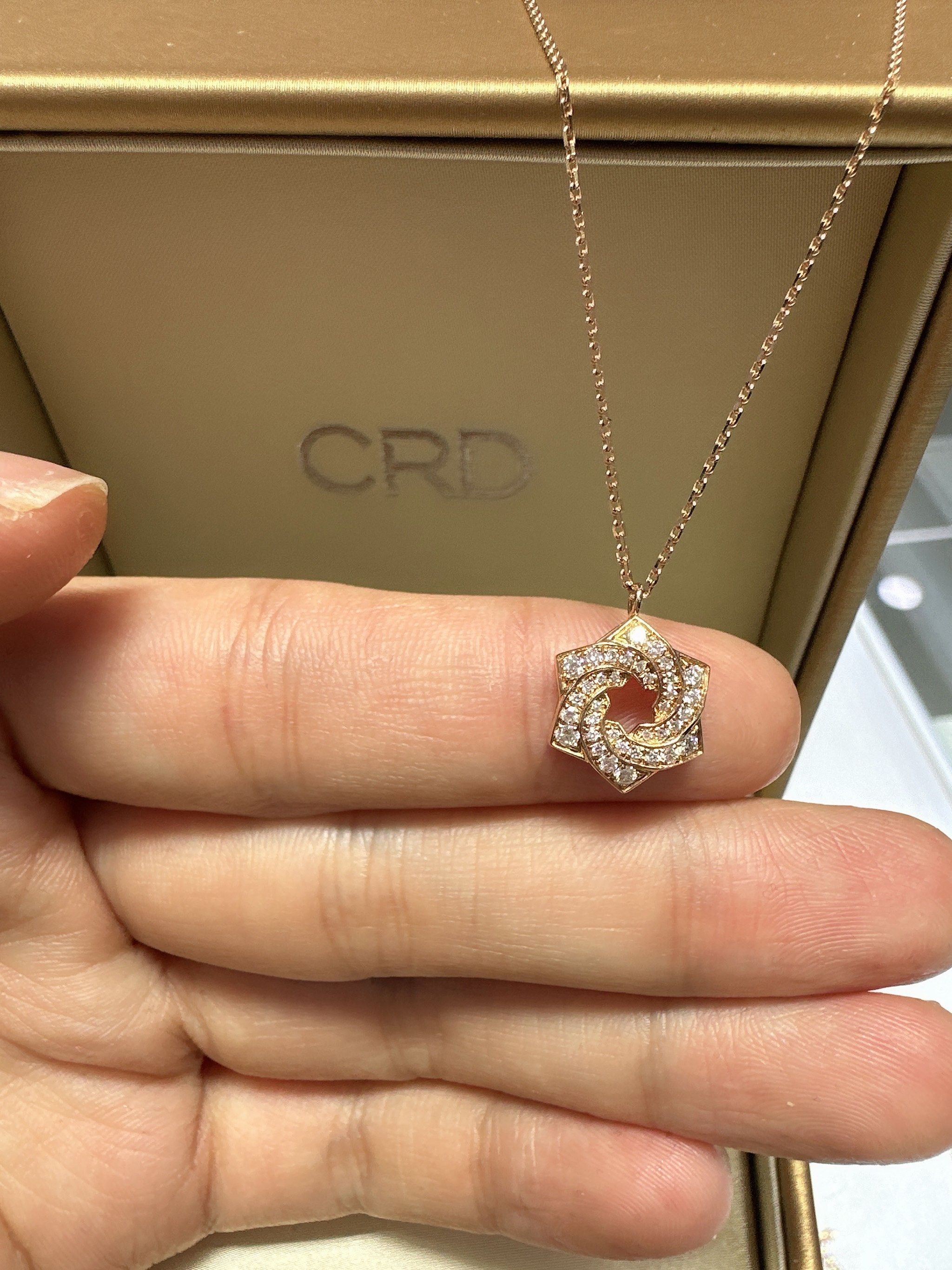 克徕帝六芒星项链绝绝子