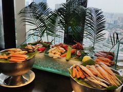 -唐拉雅秀酒店-西锦汇空中BBQ·思创餐厅