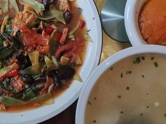 锅巴肉片-辛记豆汤家常菜(芳草街店)