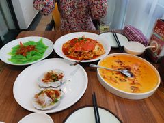 文贝龙虾汤窝蛋-将相和·海鲜蒸饺大连菜
