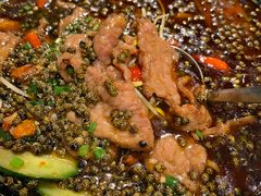 水煮牛肉-随园花园餐厅(新港中路店)