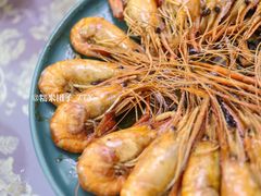 油焗南渡江野生大头虾-古姑姑·品质海南菜私房餐厅(龙昆南欧式洋房别墅店)