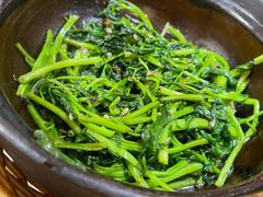 啫啫虾酱空心菜-熠盛粤味(永康路店)