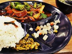 蚝油牛肉套餐饭-老盛兴汤包馆(江宁一店)