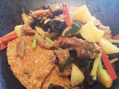 一个锅巴和时蔬-薇酌饮·陕西菜(南门外店)