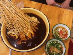 -拈签一笑黄牛肉辣卤串串