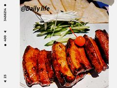 薄冰配烤肉-渔沧米缸·绍兴美食(万达店)
