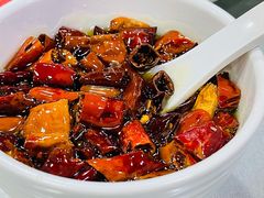 现炸辣椒油-同城四季爆肚涮羊肉(安华里店)
