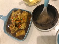 槟郎花椰炖老鸡汤-香香海南菜餐厅