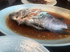 姜葱豉油珍珠斑-环球港凯悦 · 享悦中餐厅