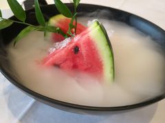 雾里看红瓜配绿叶-民福居烤鸭店(石榴庄店)