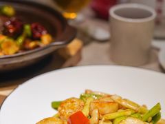 烧汁白玉菇炒带子-尚一汤·粤菜海鲜(环球港店)