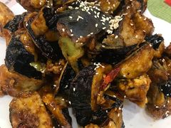 焦糖茄子牛肉粒-桃子餐厅·天津菜(红星路直营店)