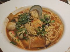 红咖喱海鲜意面-良木缘咖啡西餐(优品道广场店)
