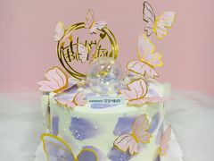 蝴蝶飞飞动物奶油蛋糕-艾加柒克蛋糕茶歇甜品台(春熙路店)