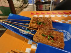 烤水豆腐-老表记广西宵夜螺蛳鸭脚煲(西大店)