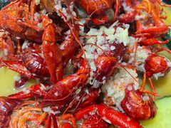 蒜泥龙虾中虾-香满锅老北京羊蝎子火锅·家常菜(新街口店)