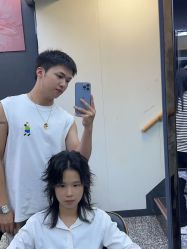 -藤野造型专业烫染接发