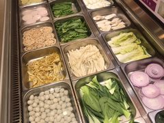 自助取餐区-非烤勿扰自助烤肉海鲜火锅(凤岗沃尔玛店)