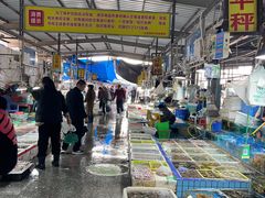 -霞涌市场海鲜摆卖区