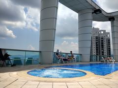 屋顶免费游泳池-香港铜锣湾维景酒店