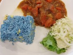 -蝶豆花蓝面条
