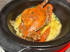 砂锅焗活梭子蟹-吕氏焗小鲜•海鲜青岛菜(总店)