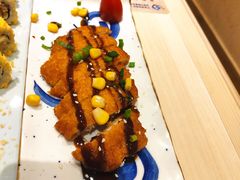 黄金炸猪排-柏鮨寿司.刺身.定食(米山町地中海店)