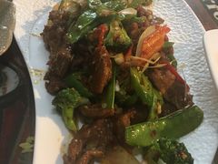 香茅辣炒小牛肉-玖月时尚泰式餐厅