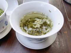 茶饮碧潭飘雪-见山书院