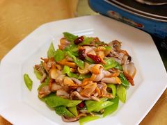 青椒炒赤贝-72号海鲜私房菜