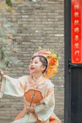 -后宫·古装汉服京剧儿童亲子全家福摄影