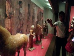 各种雕塑（帅气讲解员很热心认真，赞）-甘肃省博物馆