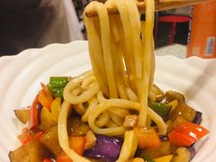 茄子肉丁鸡蛋拌面-文三里屯面馆(三里屯店)