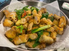 煎焗粉肠头-竹林农庄