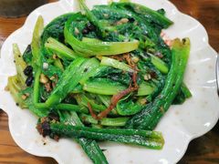 豆豉鳞鱼油麦菜-南记食粥坊·宵夜大排档(南桂店)