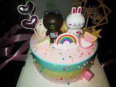 爆款布朗熊情侣生日蛋糕-丁先生蛋糕·品质鲜作(桐梓林店)