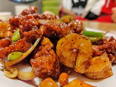椒香虾仁爆鸡球-陈傻子餐厅(世纪都会店)