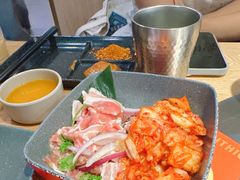 特色烤泡菜五花-新石器烤肉(百联川沙店)