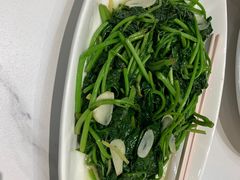 炒地瓜叶-鹭岛新泉客家菜·海鲜·融合菜(莲前店)