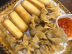 炸牛奶拼炸云吞-阿多私房菜(顺德店)