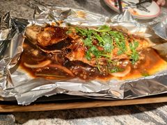 酱烤活鲈鱼-新白鹿餐厅(松江开元地中海店)